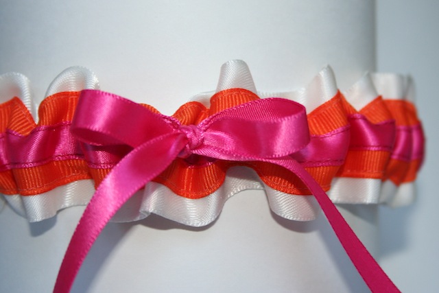 I love the orange and hot pink color combination