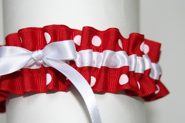 On the flip side here is a fun and flirty way to wear red on your wedding